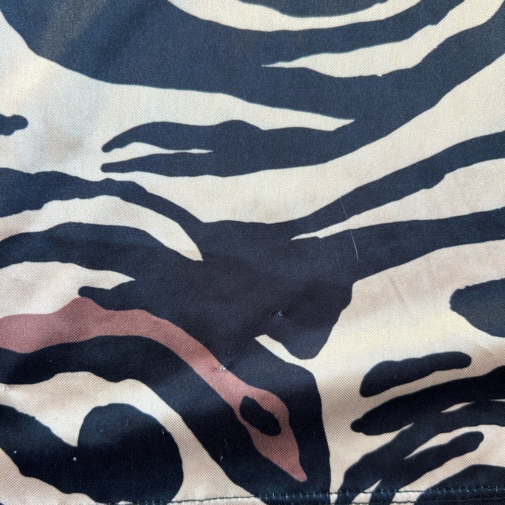 Tiger Print Silky Cowl Neck Dress - Picture 5 of 8